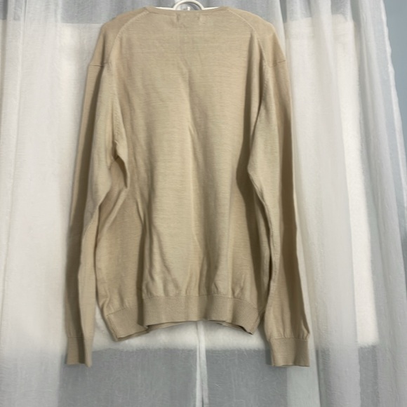 Retreat mens 100% cotton sweater v neck size large or 44 - Picture 2 of 3